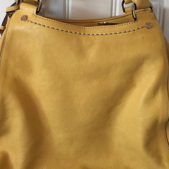 COLE HAAN YELLOW SHOULER BAG - Picture 4 of 7